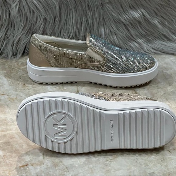 Michael Michael Kors Women’s Keaton Glitter Shoes. New - Picture 5 of 10